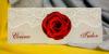 cod - 233
Invitatie de nunta din carton cu
ornament.
Plicul este tip banderola cu trandafir.
Pretul contine plic, TVA
iar inscriptionarea este de 0,70 lei/buc
Montajul este optional = 0,15 lei/buc