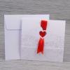 cod - 1155
Invitatie de nunta din carton alb cu
ornament in relief accesorizata cu 
panglica rosie.
Pretul contine plic, TVA
iar inscriptionarea este de 0,70 lei/buc
Montajul este optional = 0,35 lei/buc