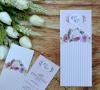 cod - 835
Invitatie de nunta din carton
roz cu ornament florar
Plicul este tip buzunar
Pretul contine plic, TVA
iar inscriptionarea este de 0,70 lei/buc
Montajul este optional = 0,10 lei/buc